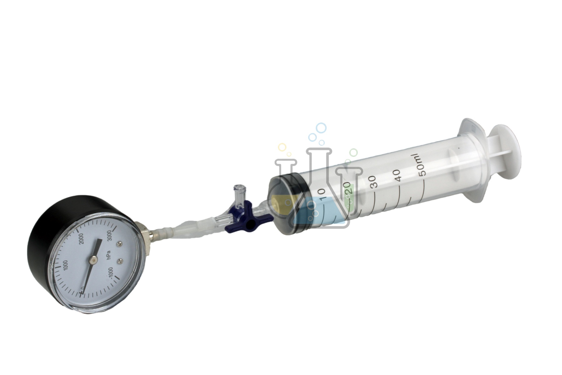 Simple Boyle-Mariotte device
